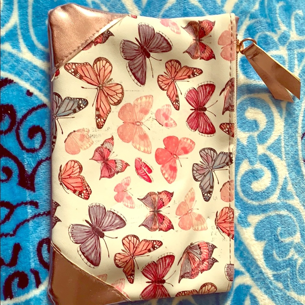 Butterfly makeup bag brand new